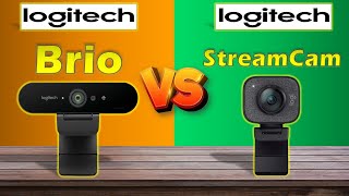 LOGITECH STREAMCAM VS LOGITECH BRIO COMPARISON [upl. by Nations430]