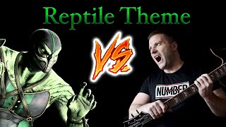 Mortal Kombat  Reptile Theme Distortion Flames Cover [upl. by Fidole]