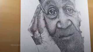 Pointillism Portrait Timelapse [upl. by Bollen]