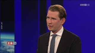 ZIB 2 Bundeskanzler Kurz weist Vorwürfe zurück 6102021 [upl. by Ruffo]