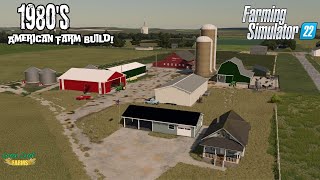 Building a 1980s American Farm Timelapse Farming Simulator 22 [upl. by Erlandson51]