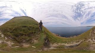 Croyde  North Devon  Wandering on Baggy Point in 360 part 1 [upl. by Nodaj277]