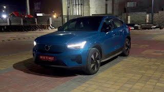 Volvo C40 Recharge  Night drive review  Best EV under 70 Lakhs [upl. by Hgielar]