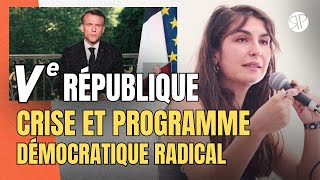 Crise de la Ve République et programme démocratique radical  UDT 2024 [upl. by Aenneea483]