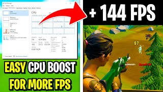 How To Boost CPU Speed For Gaming ✅ Boost FPS amp Fix Stutters [upl. by Caplan434]