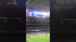 Alineación Madrid vs Betis desde el Bernabéu [upl. by Marlie]