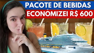 COMO ECONOMIZAR COM BEBIDAS NO CRUZEIRO  Pacotes de Bebidas da Costa Cruzeiros [upl. by Bowie111]