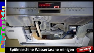 HowTo Spülmschine Wärmetauscher  Wassertasche  Reinigung amp Einbau [upl. by Hana]