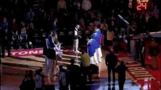 Detroit Pistons  Starting 5 Introduction with Allen Iverson [upl. by Ashli714]