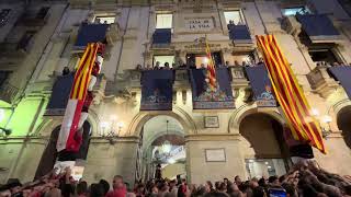 Pde5 de les colles dels Xiquets de Valls per la Diada [upl. by Horwitz727]