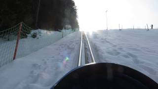 Semmering Hirschenkogel  Zauberberg Sommerrodelbahn Superbob Bergfahrt 1 [upl. by Berriman944]