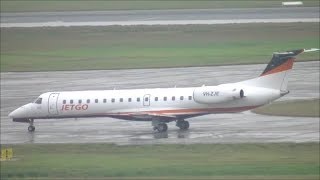 600 Subscribers  JetGo Australia Embraer ERJ140LR Takeoff From Brisbane Airport [upl. by Ecargyram624]