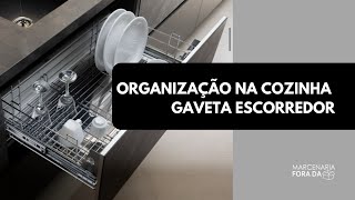 Organização na cozinha gaveta escorredor 2086 Schmitt [upl. by Nomar713]