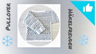 Pullover häkeln ✿⊰ einfaches Häkelmuster ⊱✿ für Häkelanfänger 👍 [upl. by Oliana]