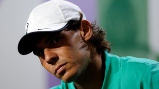 Rafael Nadal on first round defeat to Darcis at Wimbledon 2013 [upl. by Julie]