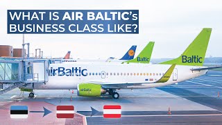 TRIPREPORT  airBaltic BUSINESS  Tallinn  Riga  Vienna  Boeing 737300 [upl. by Gretchen]