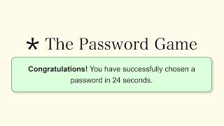 How speedrunners beat The Password Game in 24 seconds [upl. by Christmann]