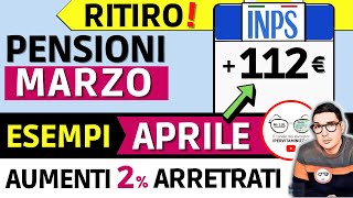 ✅ PENSIONI ➜ RITIRO MARZO  ESEMPI AUMENTI APRILE 2023 📈 TABELLA BONUS ARRETRATI CIFRE UFFICIALI [upl. by Eseryt]