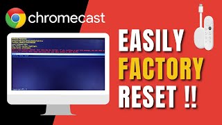 Google Chromecast  How to Factory Reset and Setup  Android TV [upl. by Esma]