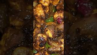 Chilli paneer 😋 amp Roti dinner 🍽️ food shorts youtubeshorts deliciousfood [upl. by Carly]