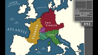 Frankish Empire Every Years [upl. by Auof600]