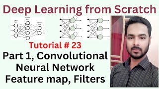 Tutorial 23 Part 1 Convolutional Neural Network in HindiUrdu  What is CNN Feature map Filters [upl. by Fidelity]