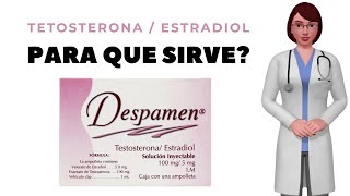 TESTOSTERONA ESTRADIOL que es y para que sirve testosterona estradiol inyectable como usar [upl. by Aigneis]