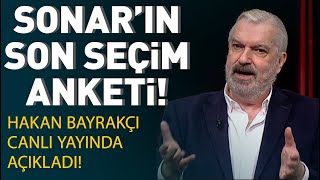 🔴 CANLI  Hakan Bayrakçı SONARın son seçim anketini CNN TÜRKte açıkladı  HABER [upl. by Ttereve]