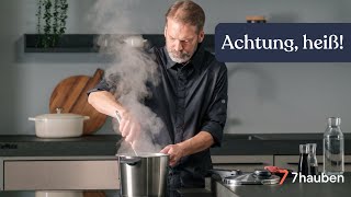 Was mache ich wenn mir im Schnellkochtopf was anbrennt  Onlinekurs mit Torsten Kluske  7hauben [upl. by Krystin]