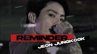 Reminder  The Weeknd Rock version JUNGKOOK ROCKSTAR FMV COLLAB [upl. by Eahcim]