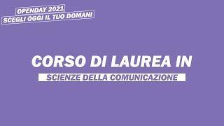 Scienze della Comunicazione  Video di presentazione [upl. by Kilar]