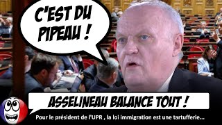 François Asselineau DÉZINGUE toute la classe politique à propos de la loi immigration [upl. by Derfla]