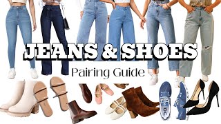 Jeans and shoes pairing guide 👟👖Jeans and shoes combinationWhat shoes do I wear these jeans 🤗 [upl. by Nairam]