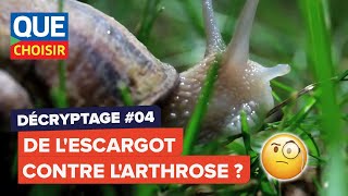 Lescargot contre larthrose  Décryptez les publicités pour les pseudoremèdes  I UFC Que Choisir [upl. by Ariajay]