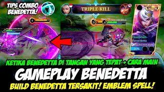 TUTORIAL BENEDETTA TERBARU❗ COMBO BENEDETTA EXP❗ BUILD BENEDETTA TERSAKIT❗ GAMEPLAY BENEDETTA GLOBAL [upl. by Nerraj]