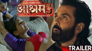 Ashram 3 Official Trailer  Release Date Announced  Bobby Deol MX Player Web Series Concept Trailer [upl. by Loftis446]