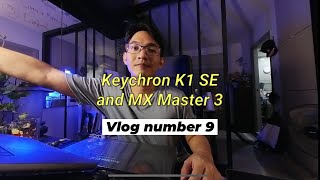 รีวิวแกะกล่อง Keychron K1 SE and Logitech mouse MX master 3 for mac vlog number 9 [upl. by Hsetih]