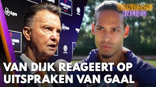 Virgil van Dijk reageert op uitspraken van Louis van Gaal over vooropgezet WK 2022 [upl. by Renado]