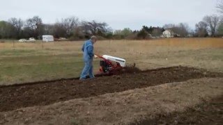 Repowered Gravely L8 Plowing [upl. by Nolyaw]