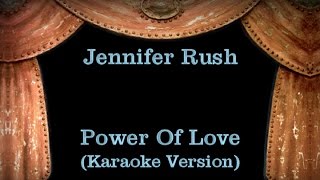 Jennifer Rush  Power Of Love  Lyrics Karaoke Version [upl. by Atinet]