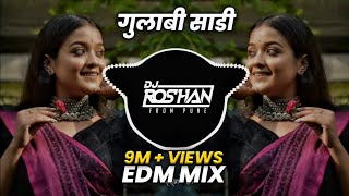 Gulabi Sadi  Edm Mix  Dj Niklya Sn amp Dj Roshan Pune  Its Roshya Style [upl. by Ecadnarb]