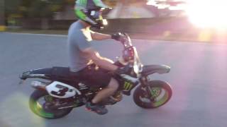 YZ450F exhaust sound amp install  Pro circuit Ti4 [upl. by Hildy]