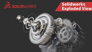 65 Create Exploded Views  Solidworks Tutorials [upl. by Lemrac]