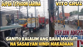 SUPER TYPHOON CARINA ANG DAMING NAPINSA  NAKA ABOT AKO HAGANG VITO CRUZ MANILA GANITO NA NGA YUN [upl. by Aube]