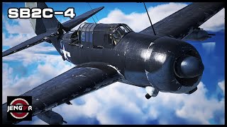 BADASS BOMBER SB2C4  USA  War Thunder [upl. by Eillek722]