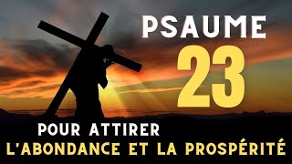 PSAUME 23  UNE PRIÈRE PUISSANTE POUR ATTIRER LABONDANCE ET LA PROSPÉRITÉ DANS VOTRE VIE [upl. by Le]