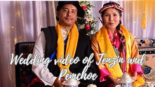 Tibetan Wedding celebration 🎉 Tenzin weds Pemchoe ❤️ Many many congratulations [upl. by Dekow]