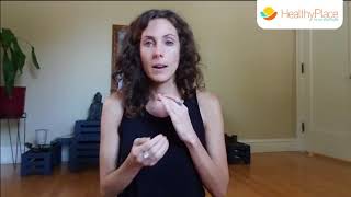 How to Use Tapping to Calm Anxiety Tutorial  HealthyPlace [upl. by Rotce987]