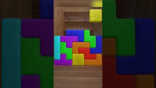 SOFTBODY TETRIS shorts blender puzzle tetris softbody animation tetrispuzzle テトリス тетрис [upl. by Aicercul]