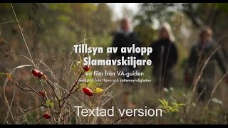 Tillsyn av avlopp slamavskiljare [upl. by Artie]